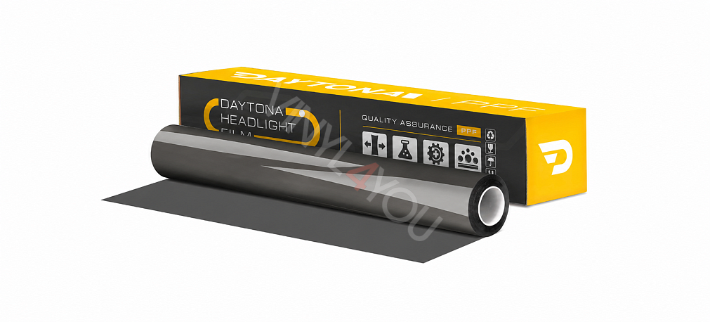 Полиуретан для фар тонирующий DAYTONA S100 PRO 50% светло-черный 60см