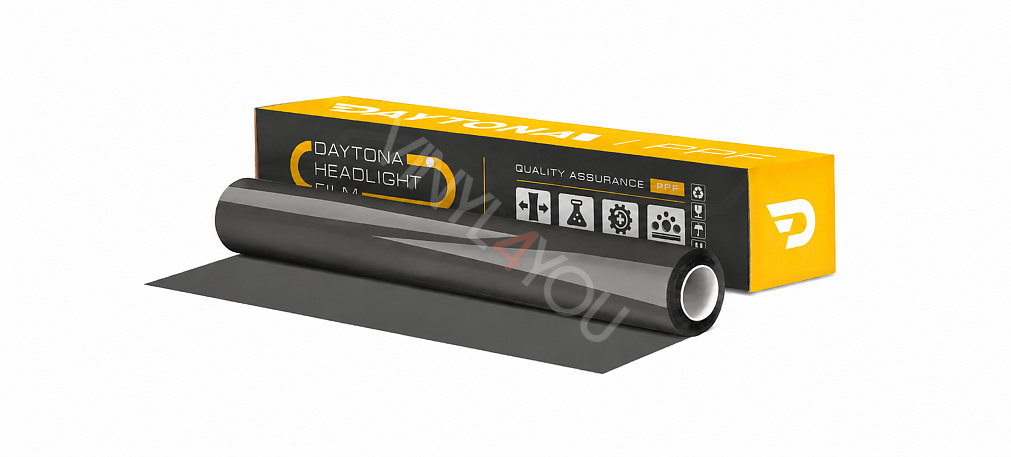 Полиуретан для фар тонирующий DAYTONA S100 PRO 35% черный 60см