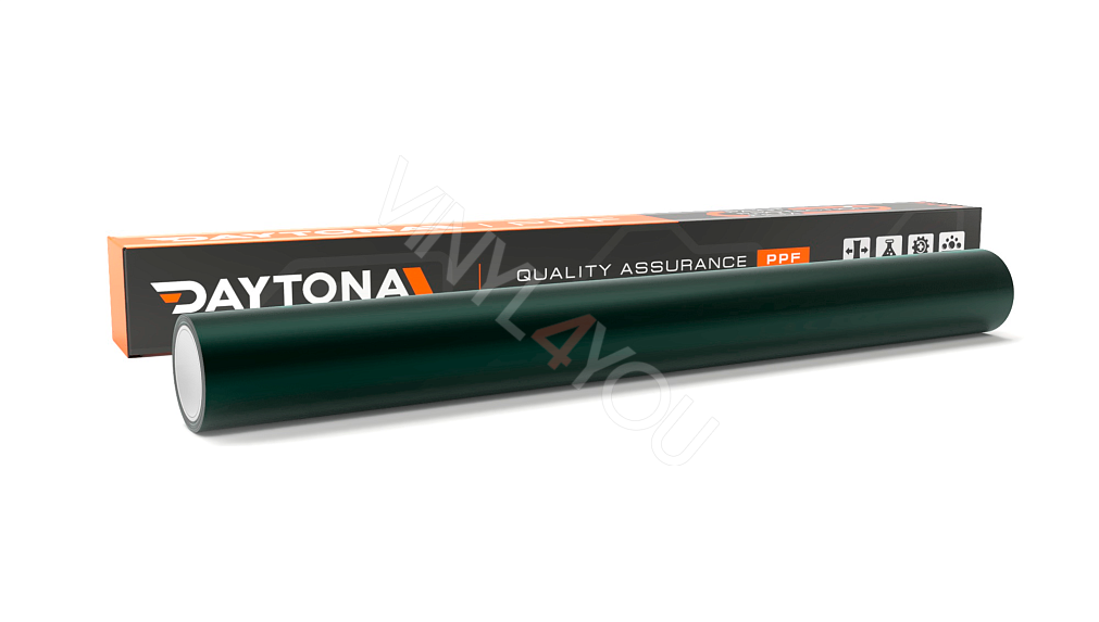 Сатиновая полиуретановая пленка Темно-зеленый Металлик DAYTONA PPF S200 Satin Venom Green